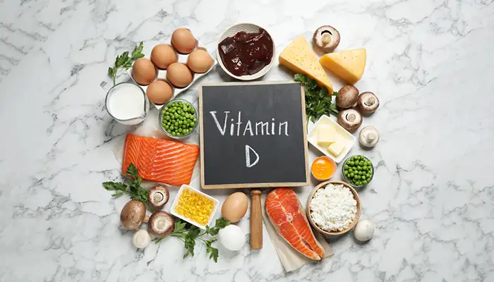 Thực phẩm giàu vitamin D nên bổ sung cho trẻ.